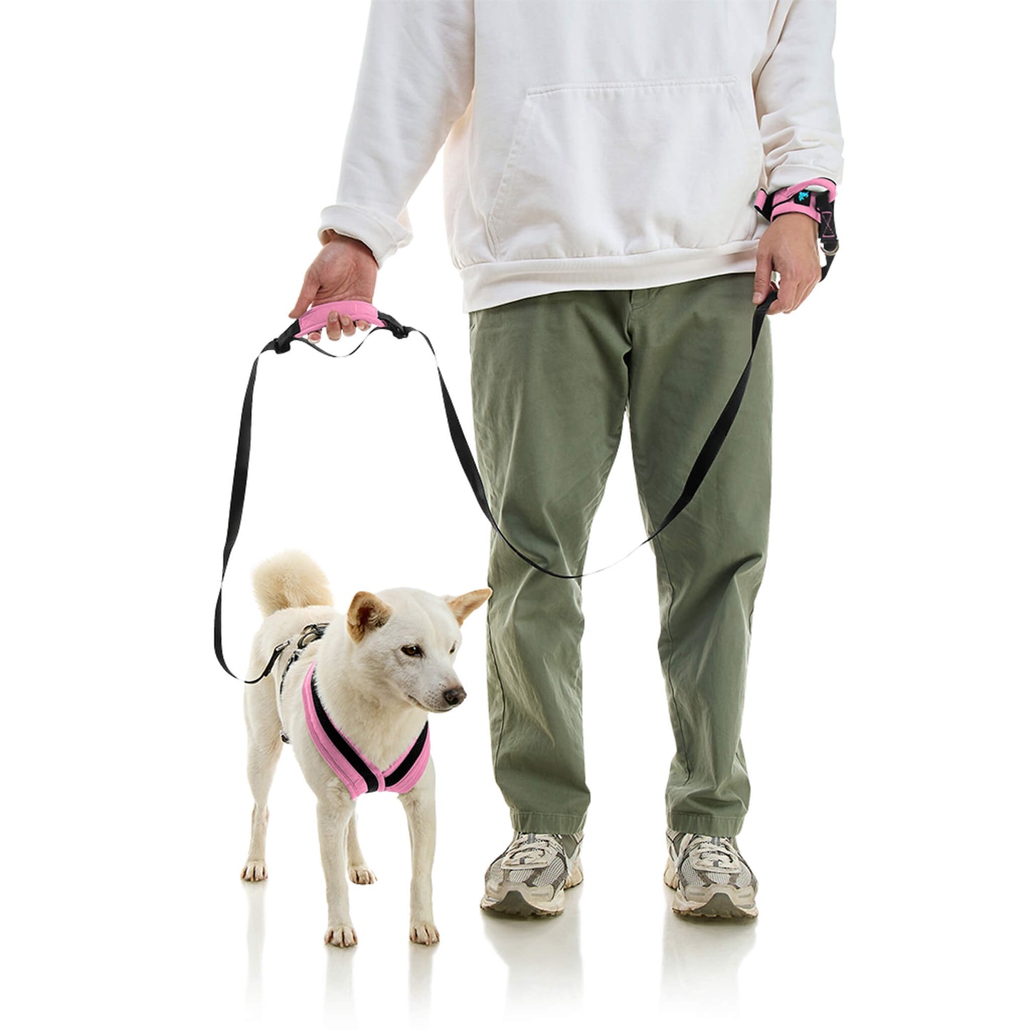 Wristband Surfer Leash w/ Traffic Handle