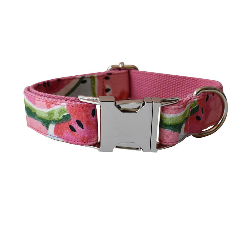 Watermelon Print Collar & Leash Set - Pet Pride Tees