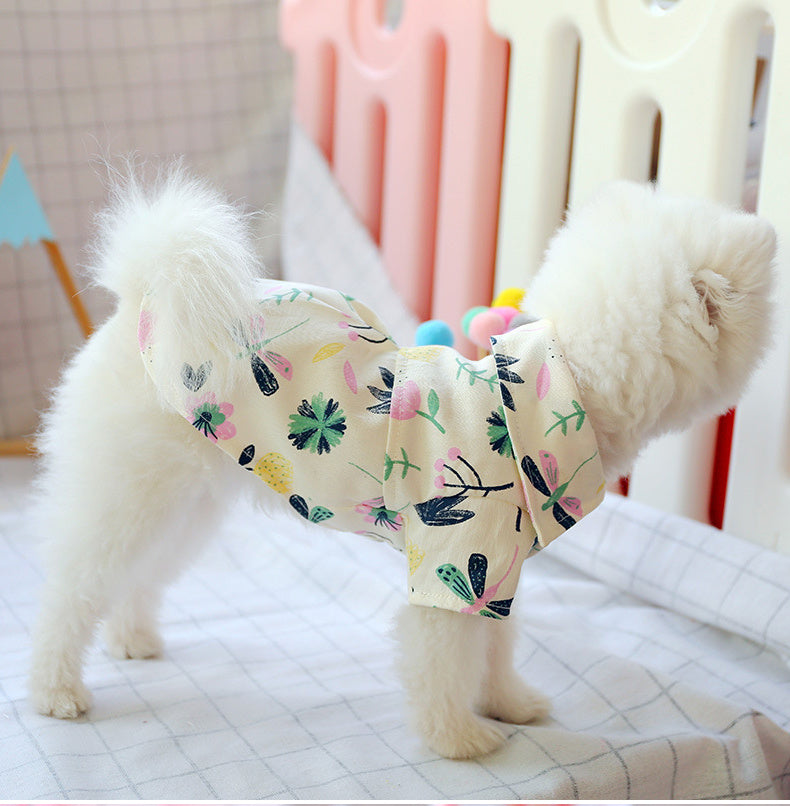 Cute Summer Print Pet Shirt