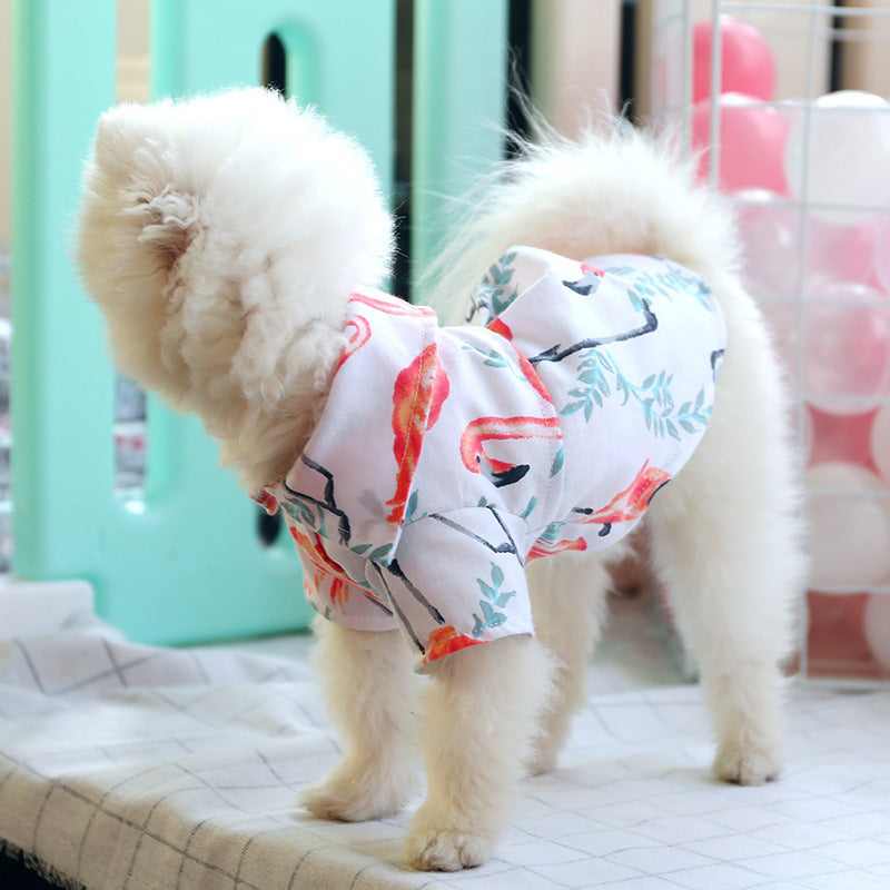 Cute Summer Print Pet Shirt