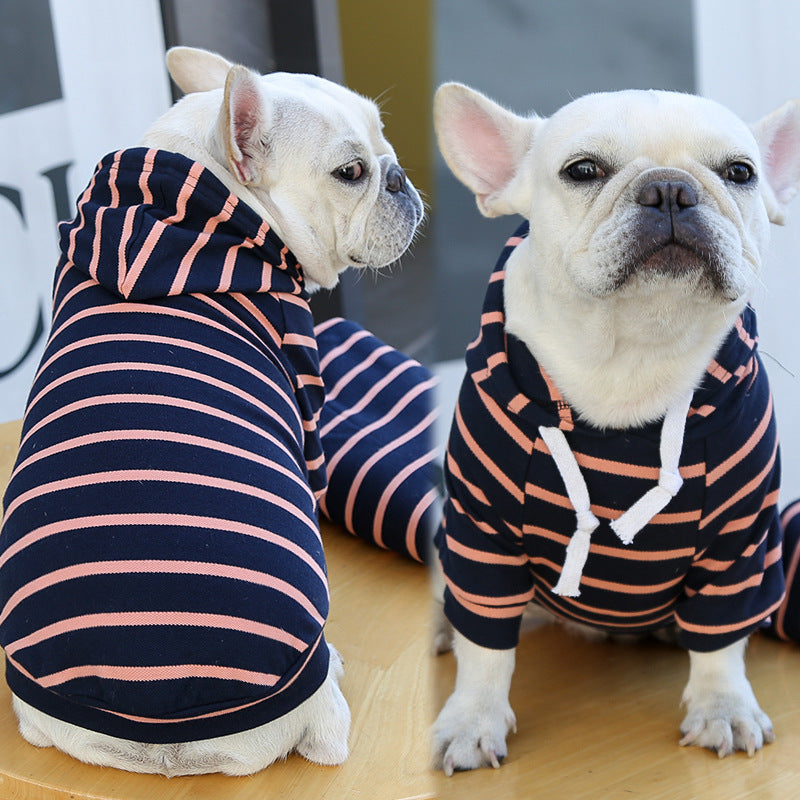 Striped Pet Hoodie