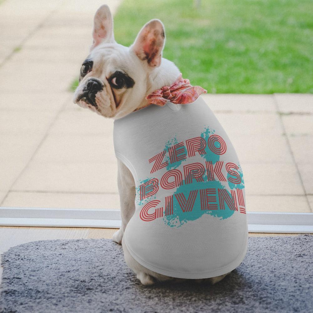 Zero Barks Given! Pet Tank - Pet Pride Tees