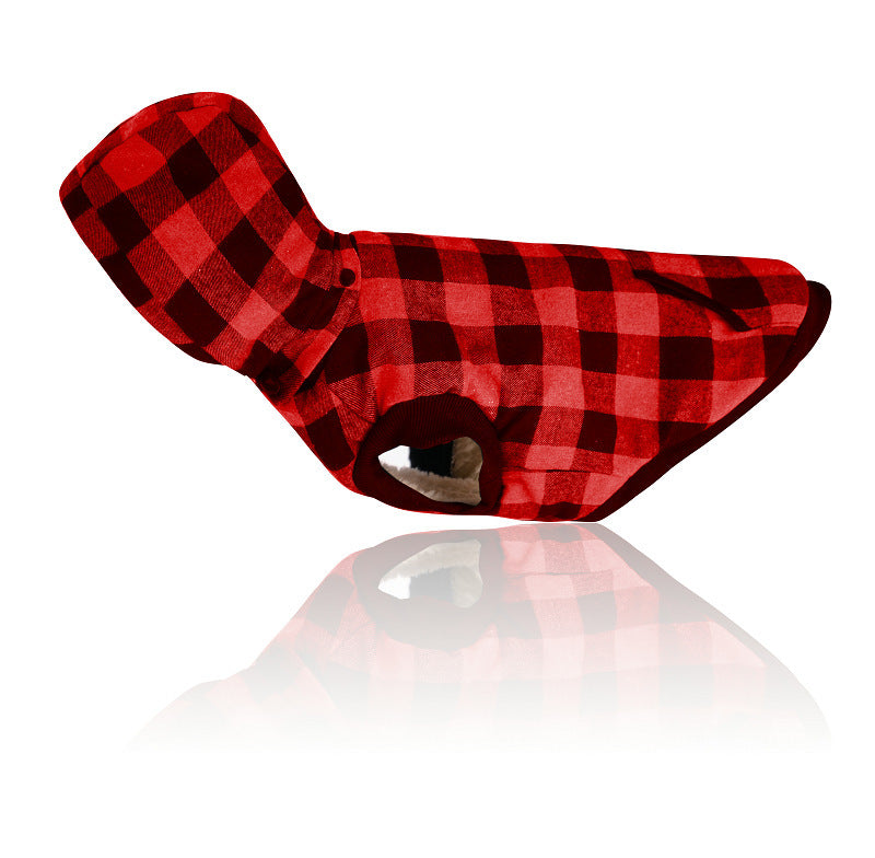 Buffalo Plaid Pet Coat