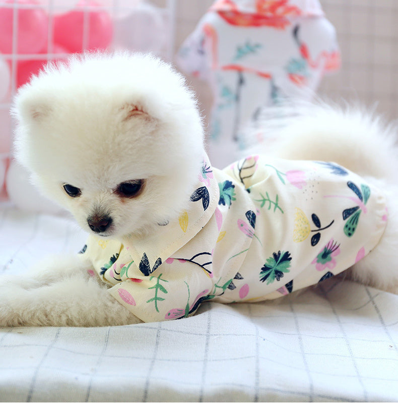 Cute Summer Print Pet Shirt
