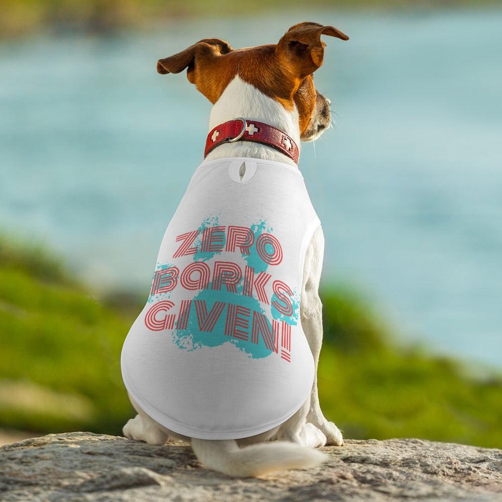 Zero Barks Given! Pet Tank - Pet Pride Tees