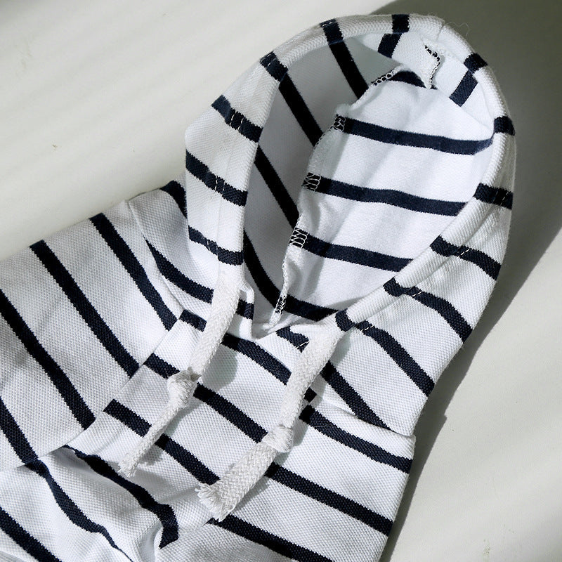 Striped Pet Hoodie