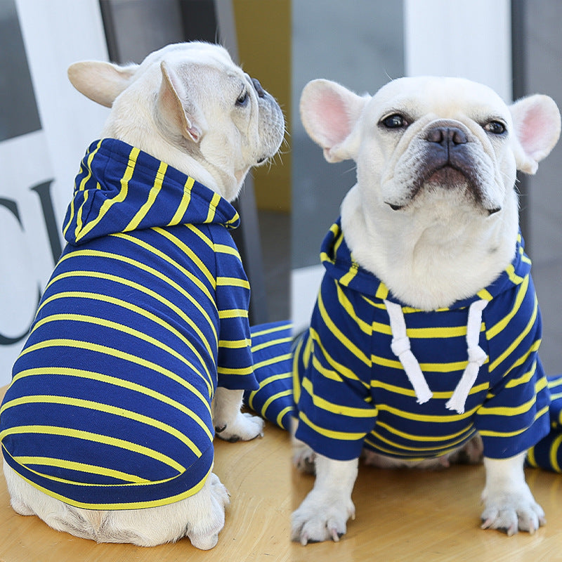 Striped Pet Hoodie