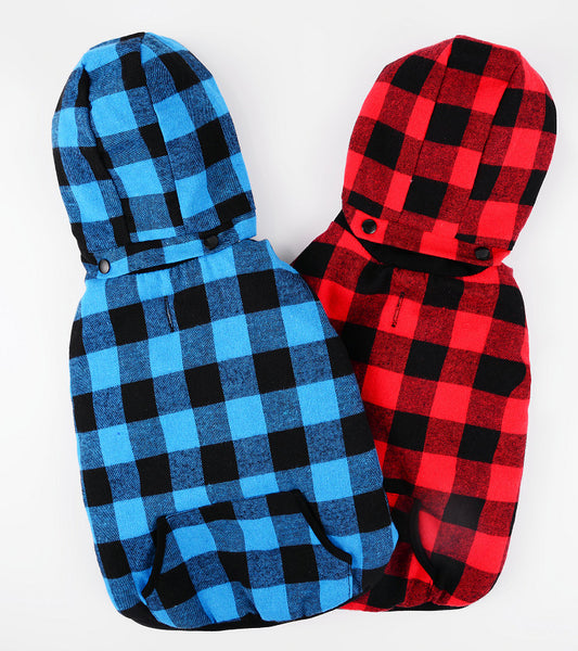 Buffalo Plaid Pet Coat