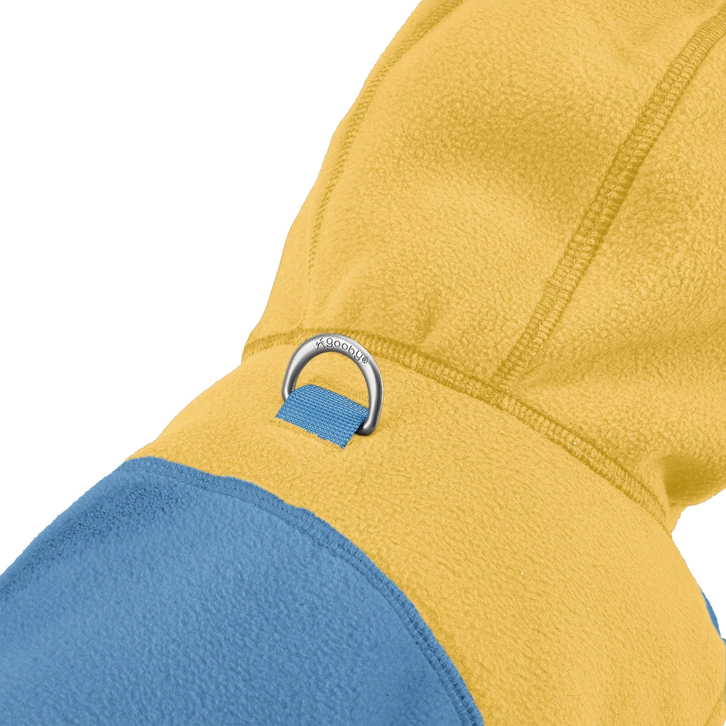 Fleece Vest Hoodie Two Tone