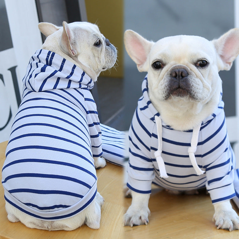 Striped Pet Hoodie