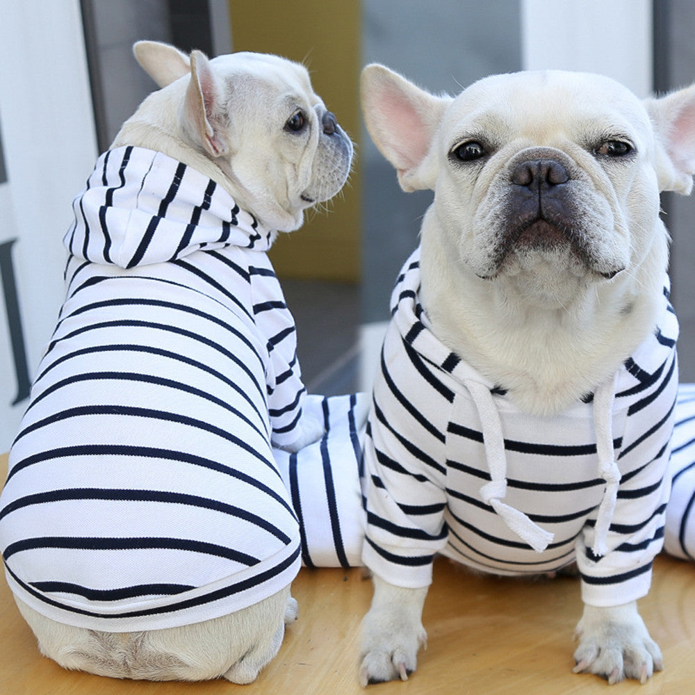 Striped Pet Hoodie