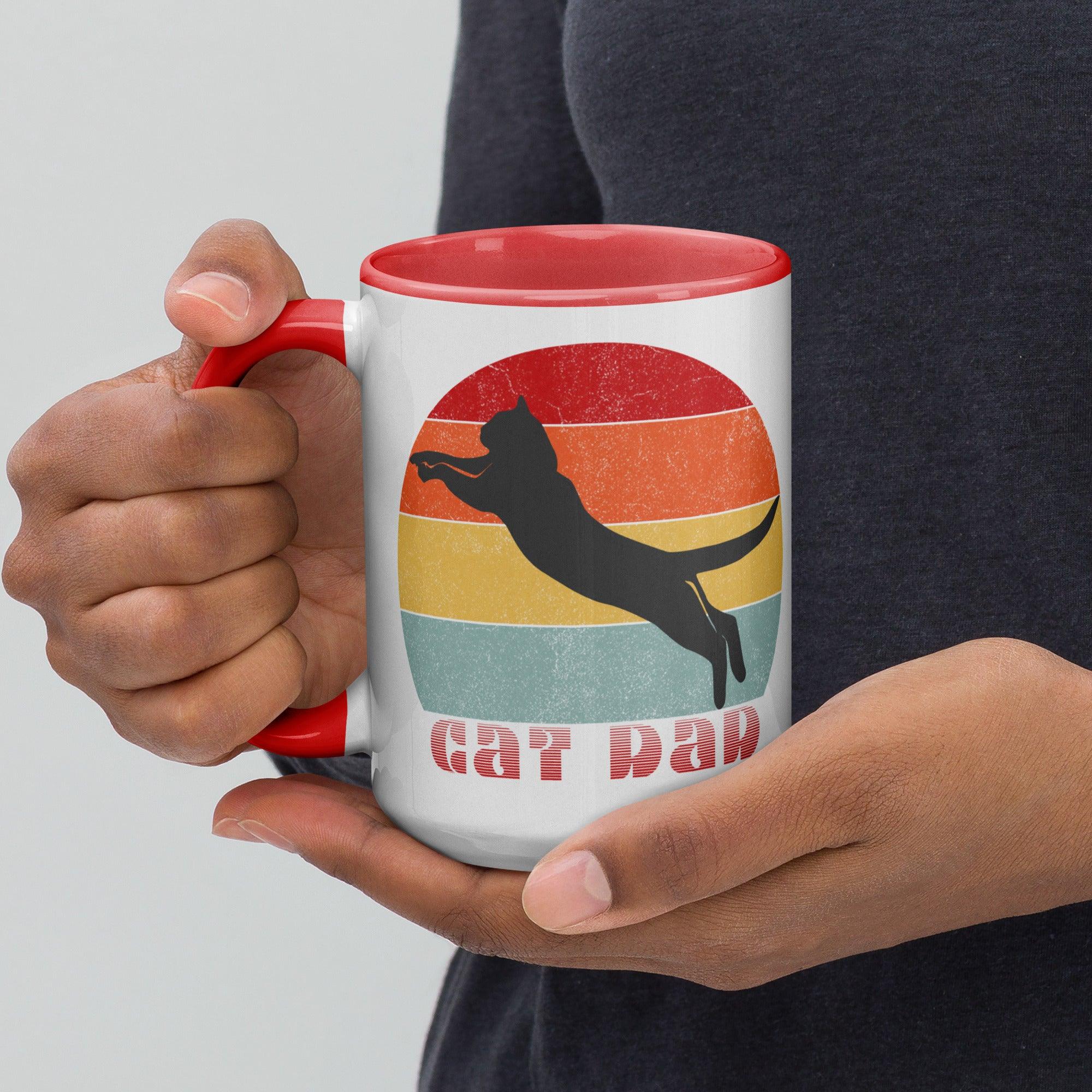 Cat Dad Ceramic Mug - 15 oz - Pet Pride Tees
