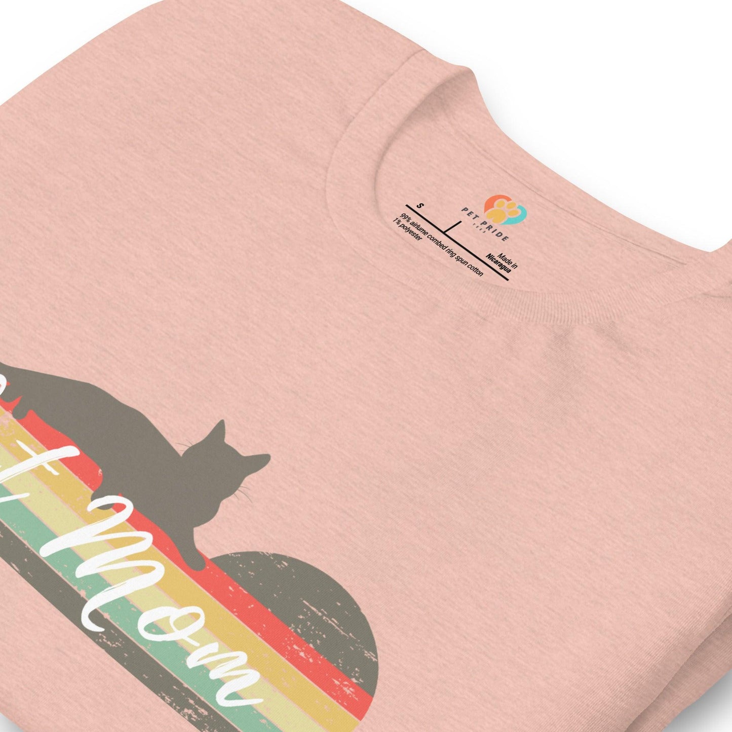 Cat Mom Crew Neck Tee - Pet Pride Tees