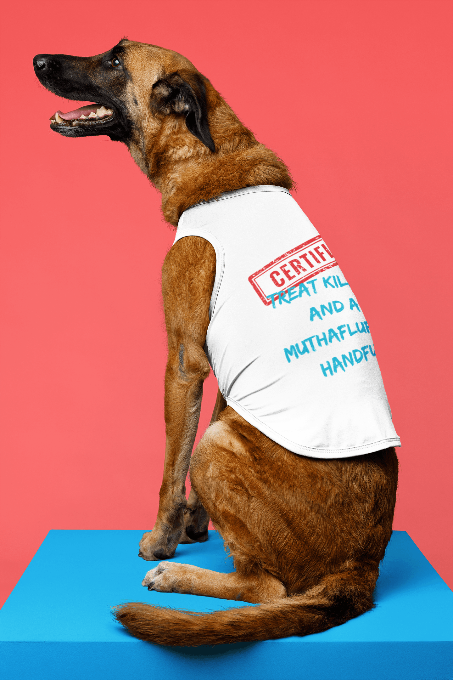 Certified Treat Killer & a Muthafluffin' Handful Pet Tank - Pet Pride Tees