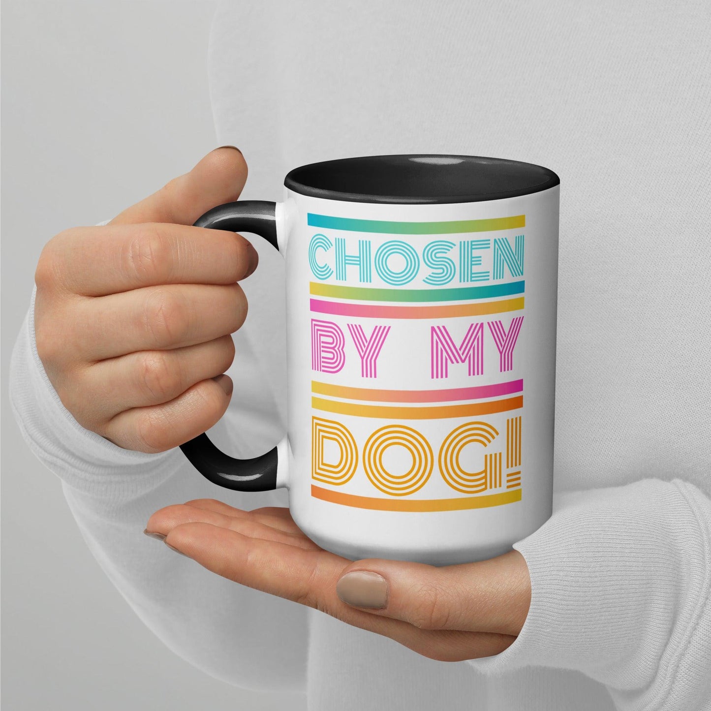 Chosen By My Dog Color Splash Mug - Pet Pride Tees