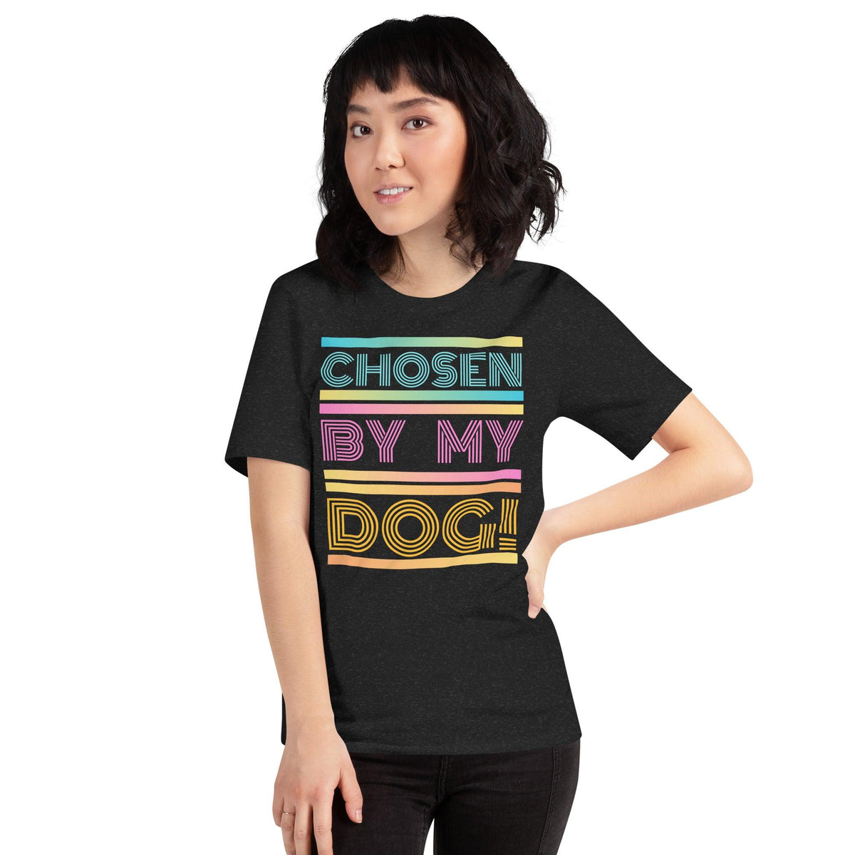 Chosen By My Dog Crew Neck T-Shirt - Pet Pride Tees