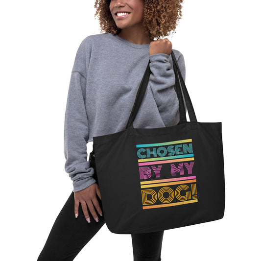 Chosen By My Cat Large Eco-Friendly Tote - Pet Pride Tees