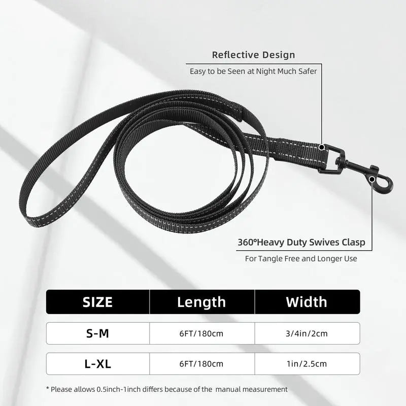 Deep Space Pet Harness and Leash Set - Reflective & Breathable