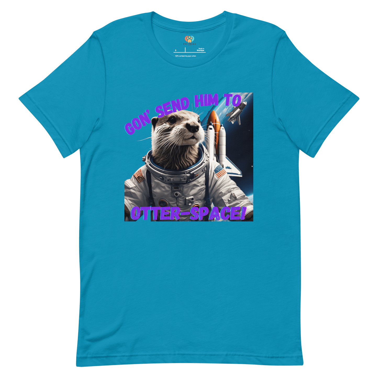 Gon' Send Him to Otter-Space Crew Neck T-Shirt - Pet Pride Tees