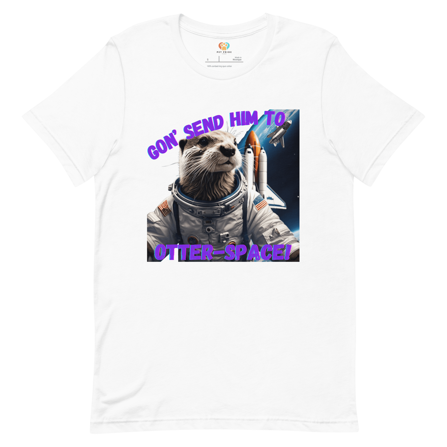 Gon' Send Him to Otter-Space Crew Neck T-Shirt - Pet Pride Tees