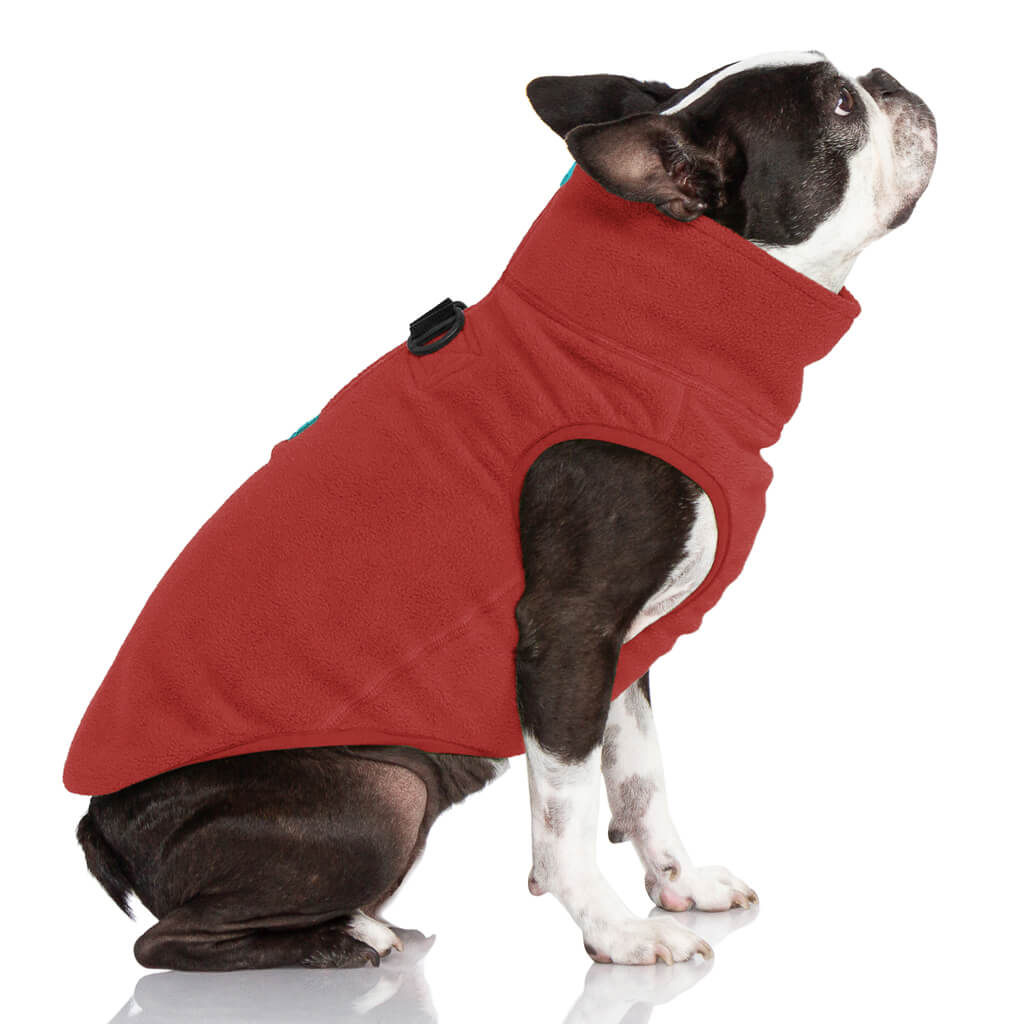 Half Zip Up Fleece Vest