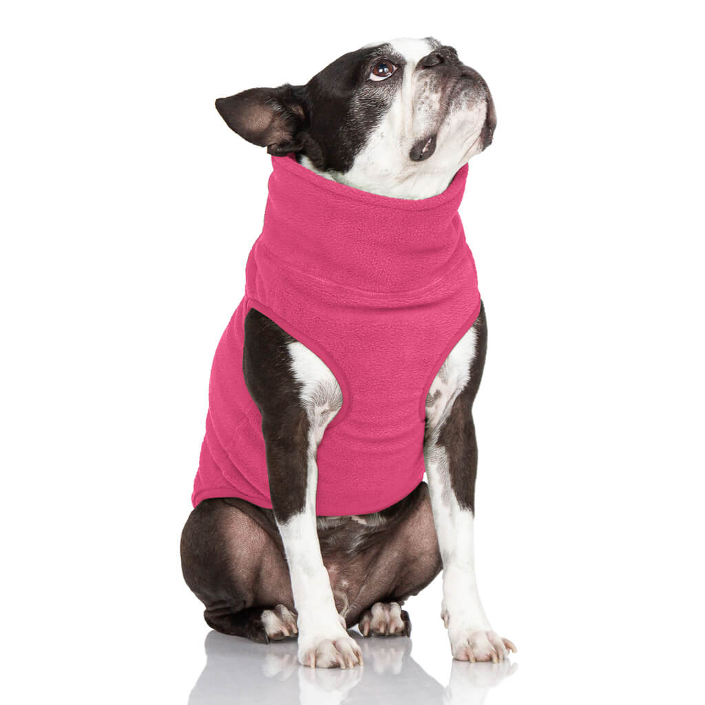 Half Zip Up Fleece Vest