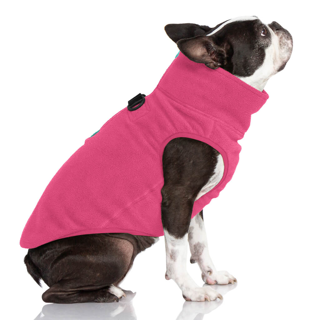 Half Zip Up Fleece Vest