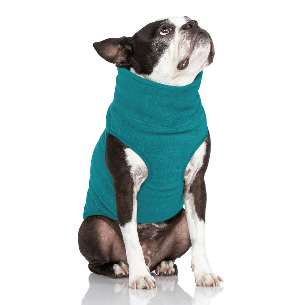 Half Zip Up Fleece Vest