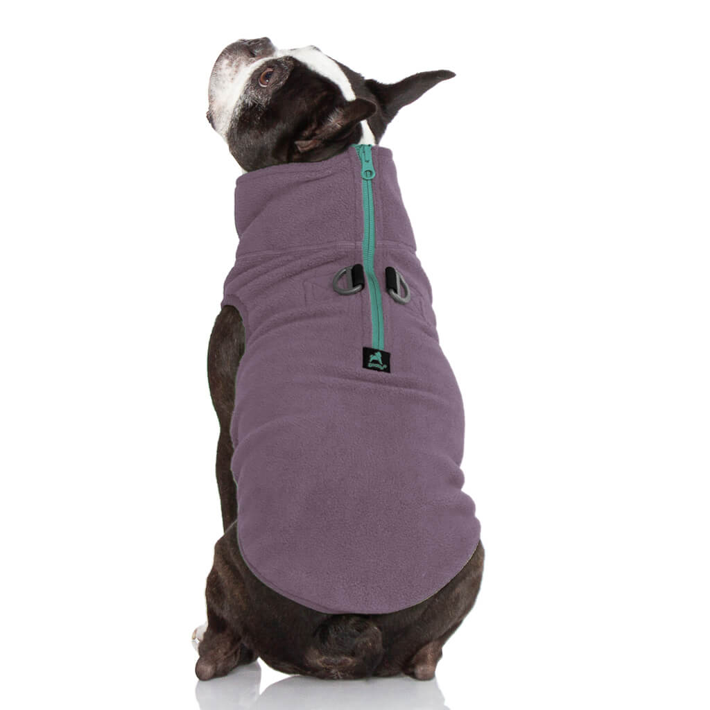 Half Zip Up Fleece Vest