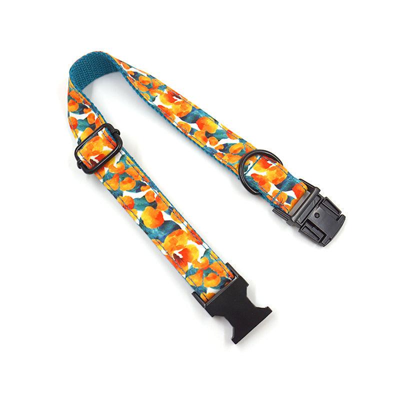 Hawaiian Print Collar, Leash, & Bow Set - Pet Pride Tees