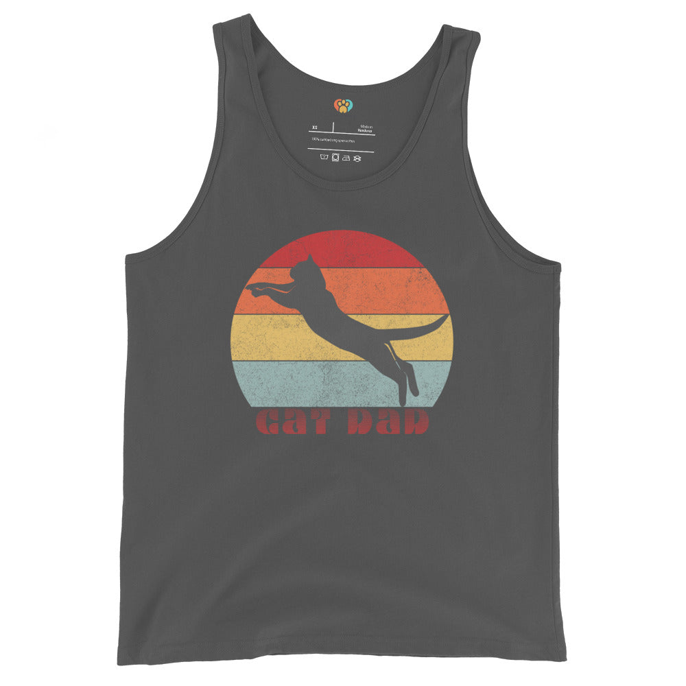 Cat Dad Unisex Tank Top - Pet Pride Tees