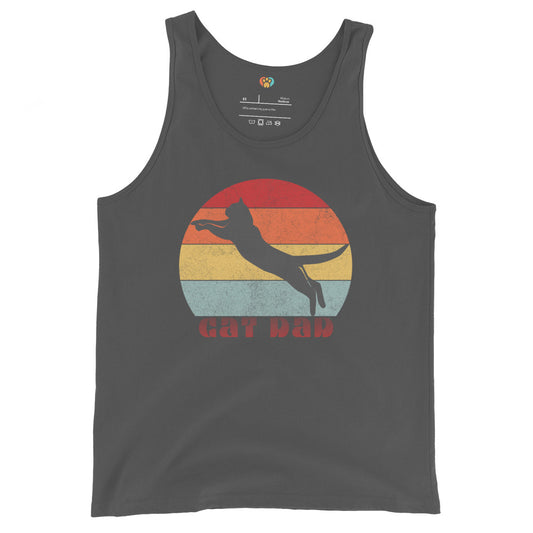 Cat Dad Unisex Tank Top - Pet Pride Tees