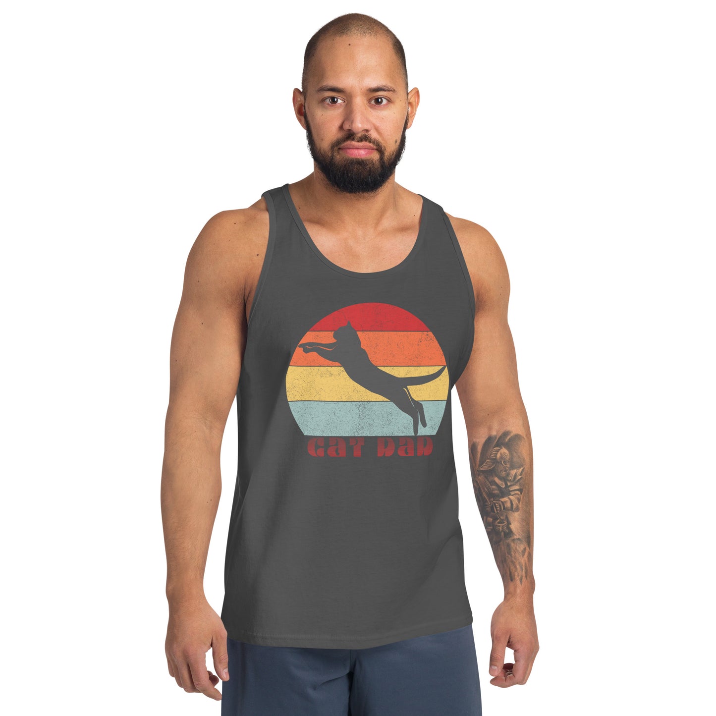 Cat Dad Unisex Tank Top - Pet Pride Tees