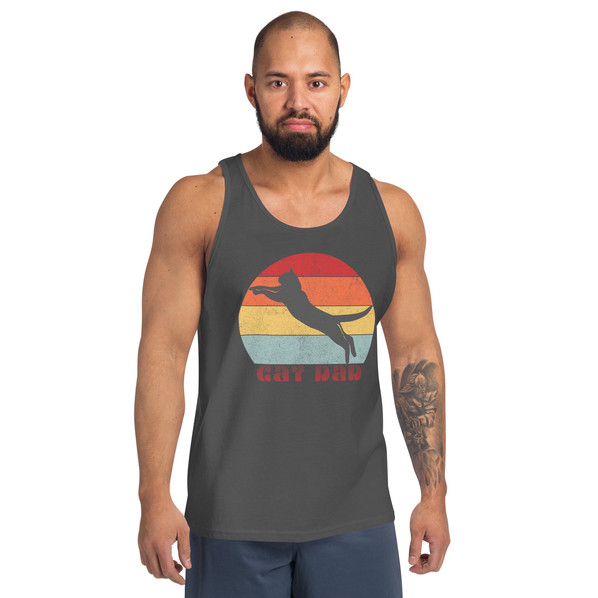 Cat Dad Unisex Tank Top - Pet Pride Tees
