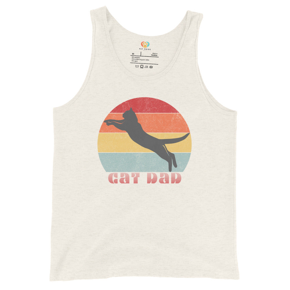 Cat Dad Unisex Tank Top - Pet Pride Tees