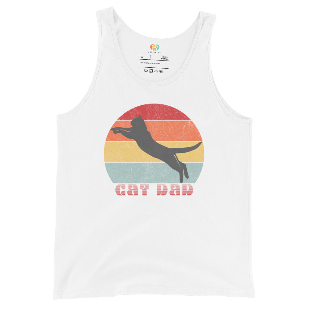 Cat Dad Unisex Tank Top - Pet Pride Tees