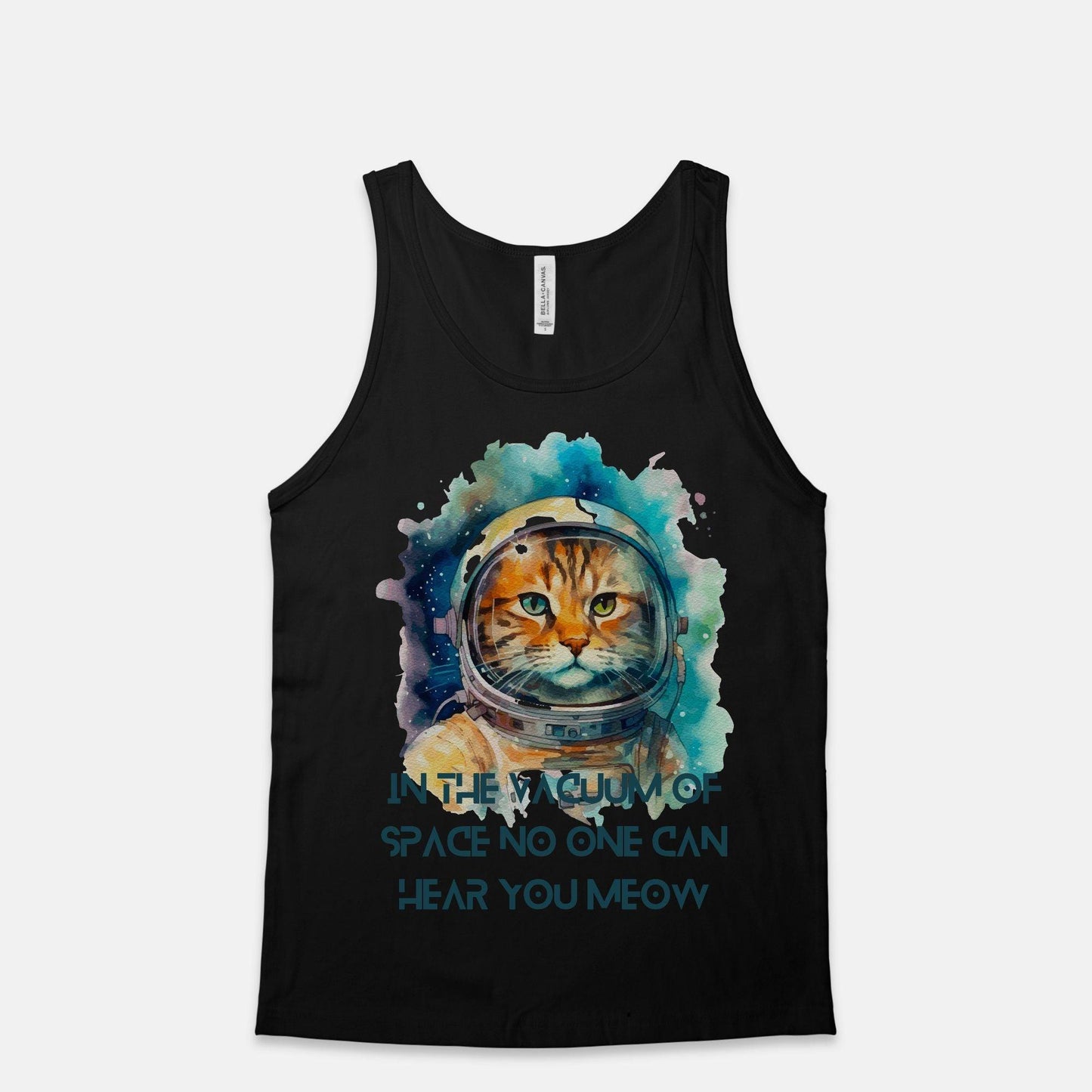Space Cat Unisex Jersey Tank - Pet Pride Tees