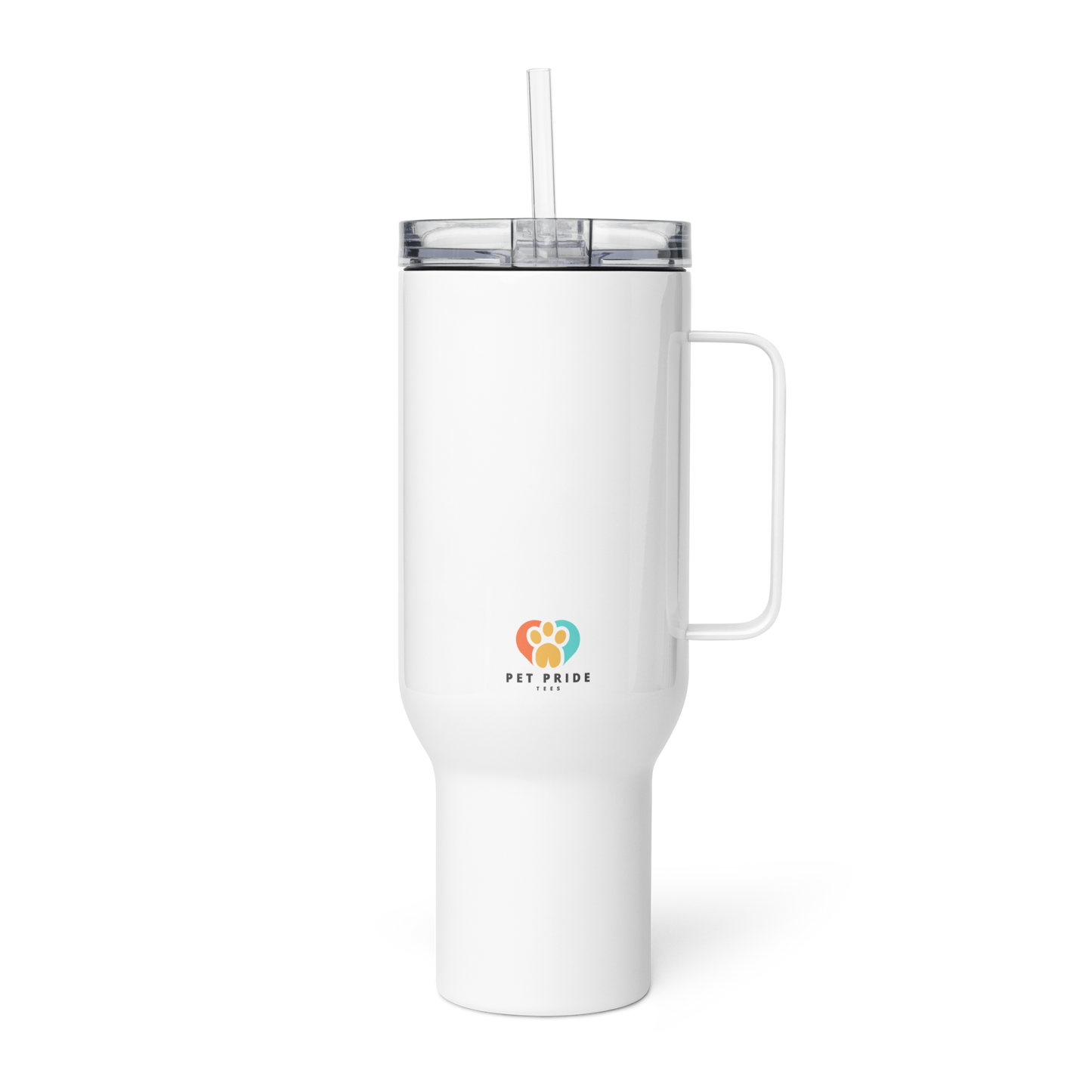 I Need My Space Astronaut Cat 40oz Travel Mug w/ Handle - Pet Pride Tees