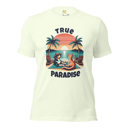 True Paradise Crew Neck Tee - Pet Pride Tees