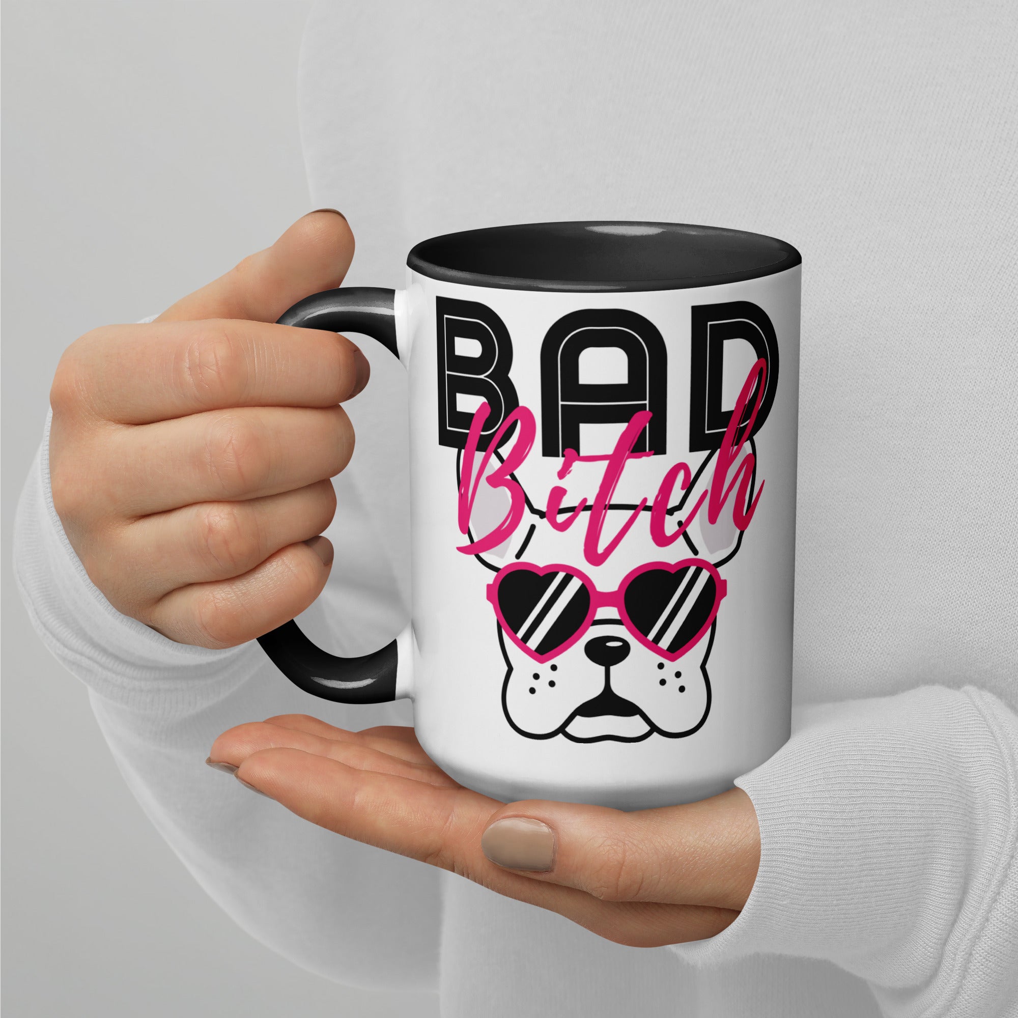 Bad Bitch Ceramic Mug - 15oz. - Pet Pride Tees