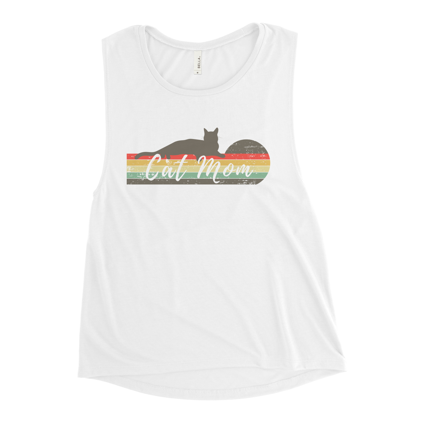 Cat Mom Ladies’ Muscle Tank