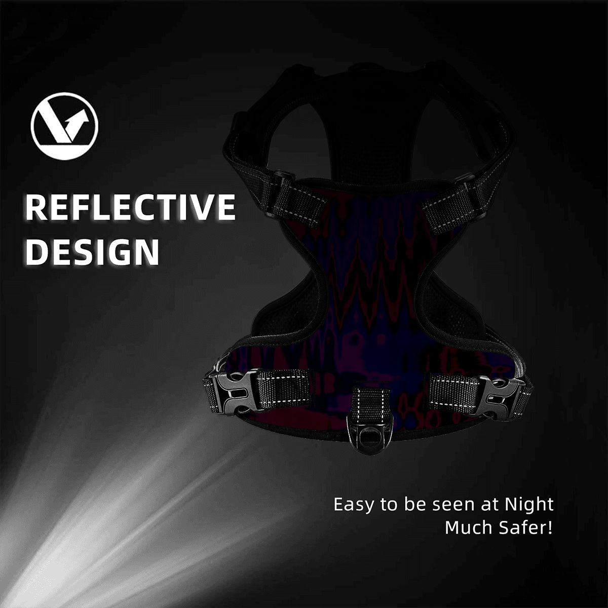 Rave Pet Harness and Leash Set – Adjustable & Comfy