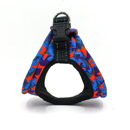 Step-In Pet Harness Vest – Comfy Mesh, Stylish Prints - Pet Pride Tees