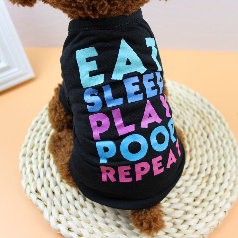 Eat, Sleep, Play, Poop, Repeat Pet Tee