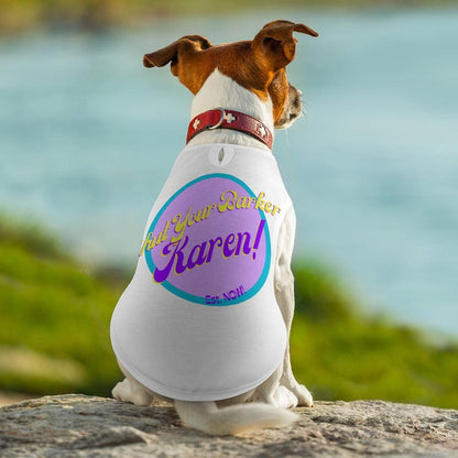 Shut Your Barker Karen Pet Tank Top - Pet Pride Tees