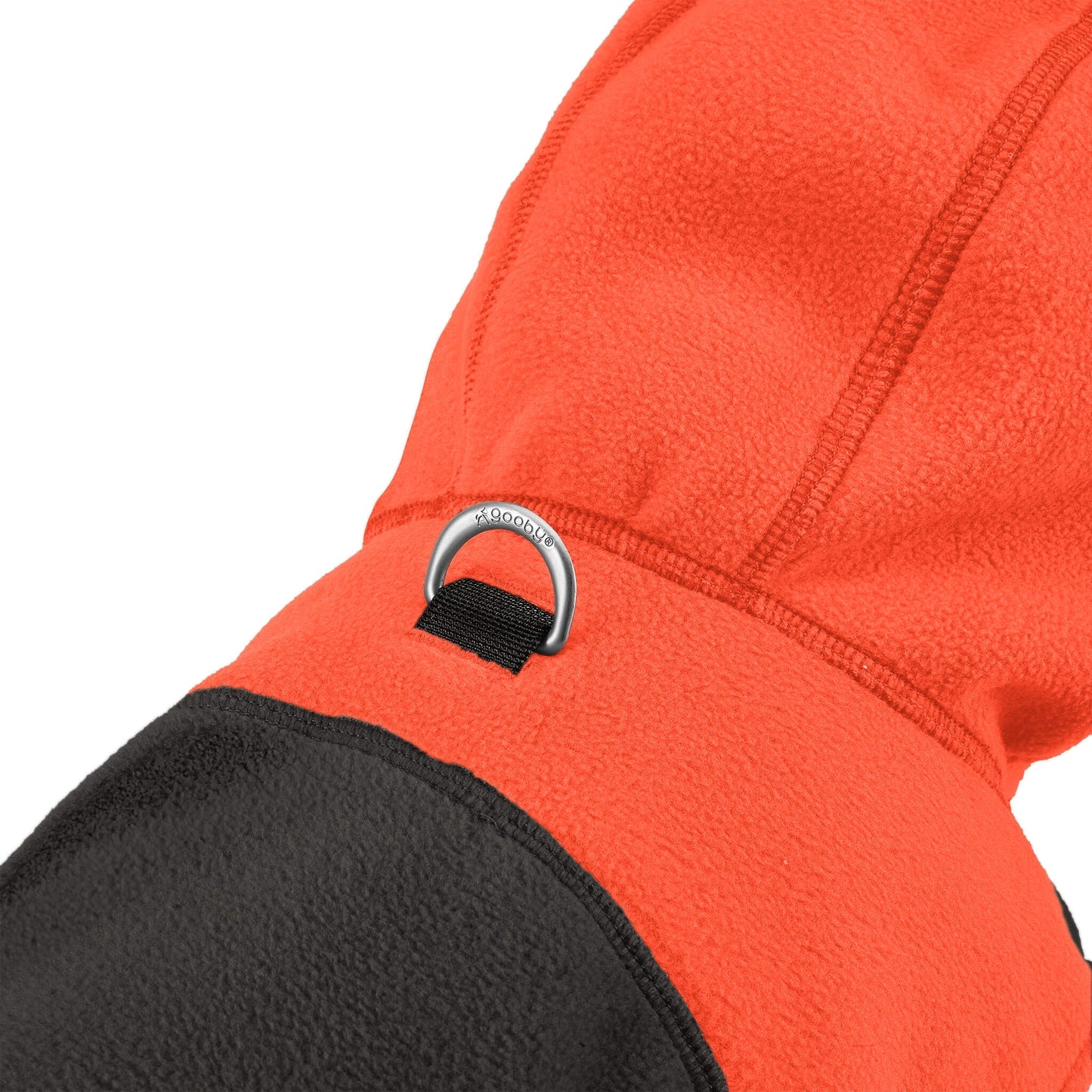 Fleece Vest Hoodie Two Tone