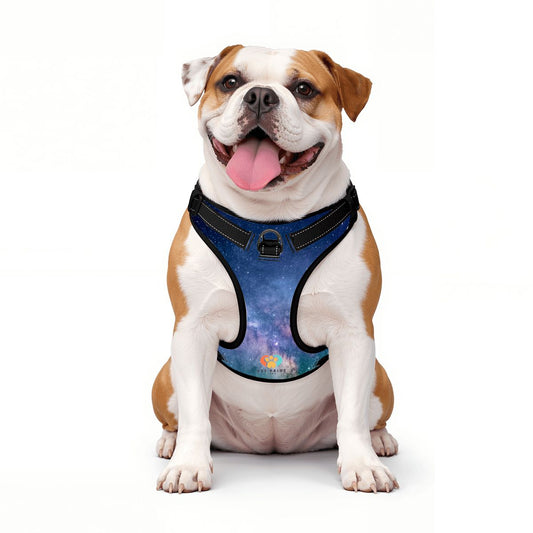 Deep Space Pet Harness and Leash Set - Reflective & Breathable - Pet Pride Tees