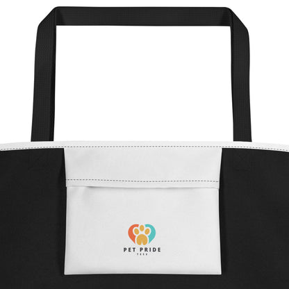 I Love NY Paw Heart Large Tote Bag - Durable & Spacious - Pet Pride Tees