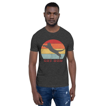 Cat Dad Crew Neck T-Shirt - Pet Pride Tees
