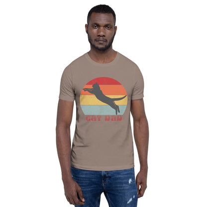 Cat Dad Crew Neck T-Shirt - Pet Pride Tees
